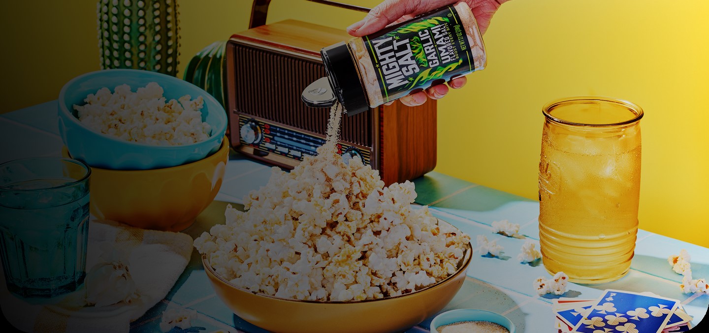Garlic Umami Popcorn Banner Image